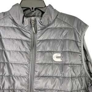 Cummins Diesel Vest Men L Puffer Jacket Employee Uniform Workwear Truck Engine